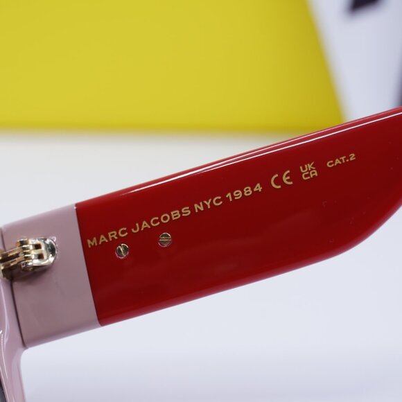 Marc Jacobs MARC 646/S 0C48 HA Square Sunglasses - Pink Red\Brown Gradient - Picture 8 of 10
